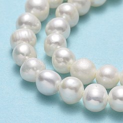 Natural Cultured Freshwater Pearl Beads Strands&nbsp;PEAR-F018-17E-01