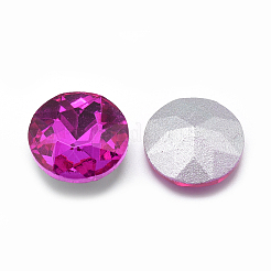 Pointed Back Glass Rhinestone Cabochons&nbsp;RGLA-T029-8mm-10