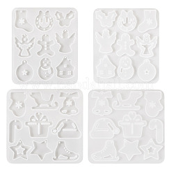 2Pcs 2 Styles DIY Food Grade Silicone Molds&nbsp;AJEW-TA0001-88A