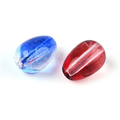 Baking Paint Transparent Glass Beads&nbsp;DGLA-N014-10