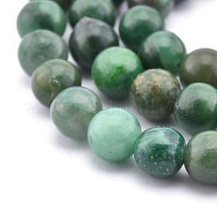 Natural African Jade Beads Strands&nbsp;G-D840-53-6mm-A