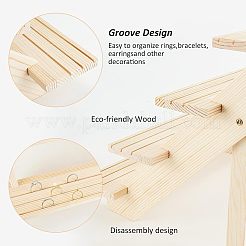 4- Tier Wood Display Stands&nbsp;ODIS-WH0027-028