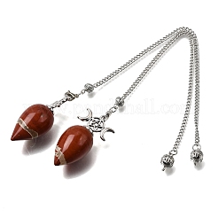 Natural & Synthetic Gemstone Dowsing Pendulum Pendants&nbsp;GG-CBA6D08-A