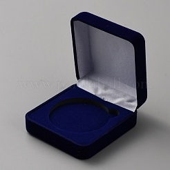 Velvet Badge Storage Gift Boxes&nbsp;CON-WH0086-129A