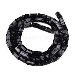 Natural Snowflake Obsidian Beads Strands&nbsp;GG-N002-01A-05