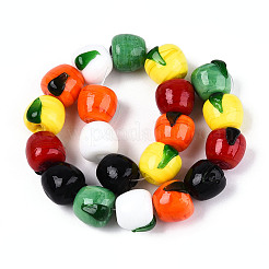 Handmade Lampwork Beads Strands&nbsp;LAMP-N036-06A