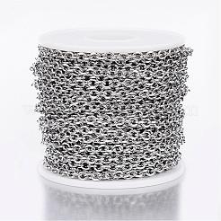 Tarnish Resistant 304 Stainless Steel Cable Chains&nbsp;CHS-H003-02P