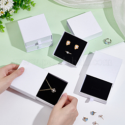 Kraft Paper Necklace Earring Storage Gift Drawer Boxes&nbsp;CON-WH0095-87C