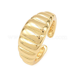 Brass Cuff Ring for Women&nbsp;RJEW-Z113-14G