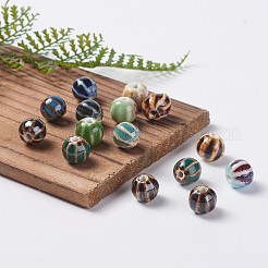 Handmade Porcelain Beads&nbsp;X-PORC-S498-24-M
