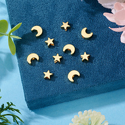 10Pcs 2 Styles Brass Beads&nbsp;KK-TA0003-27