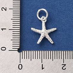925 Sterling Silver Sea Animal Starfish Charms&nbsp;FIND-U013-16S