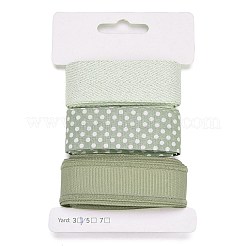 9 Yards 3 Styles Polyester Ribbon&nbsp;SRIB-A014-C05