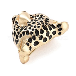 Leopard Black Enamel Pins&nbsp;JEWB-P042-02G