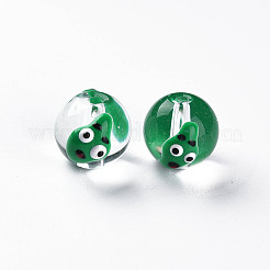 Transparent Glass Enamel Beads&nbsp;GLAA-N049-002