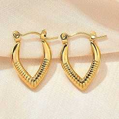 304 Stainless Steel Hoop Earrings for Women&nbsp;EJEW-L296-063G