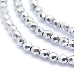 Electroplate Non-magnetic Synthetic Hematite Beads Strands&nbsp;G-L487-A-10