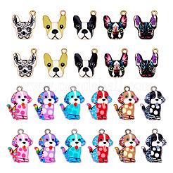 22Pcs 11 Styles Alloy Enamel Pandants&nbsp;FIND-TA0004-95