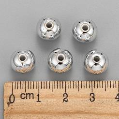 Plating Plastic Acrylic Round Beads&nbsp;PACR-L003-10mm-S