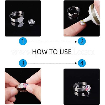 Wholesale Brass Pad Ring Bases - Pandahall.com