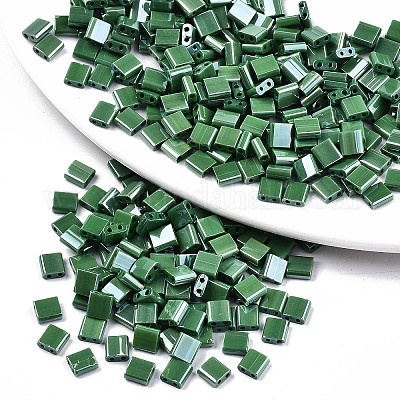 FGB 2-Hole Glass Seed Beads&nbsp;SEED-S031-L-ST127-1