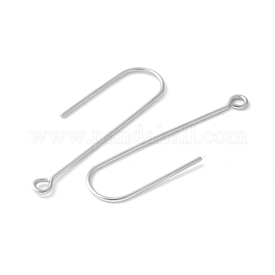 316 Surgical Stainless Steel Earring Hooks&nbsp;STAS-Z124-02A-P-1