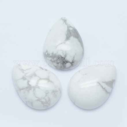 Natural Howlite Cabochons&nbsp;G-E491-B-04-1