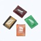 Natural Mixed Stone Cabochons, Rectangle, 18x13x5mm