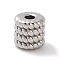 Non-Tarnish 304 Stainless Steel Beads, Column, Stainless Steel Color, 7.5x7.5mm, Hole: 2.2mm