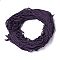 Polyester Cord, Twisted Cord, Indigo, 5mm, about 97~100m/bundle