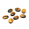 Natural Tiger Eye Gemstone Cabochons, Oval, 25x18x7mm