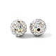 Polymer Clay Rhinestone Beads&nbsp;RB-N006-18-3