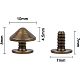 Zinc Alloy Flat Wooden Box Pull Handle Knobs&nbsp;PALLOY-NB0001-02-2
