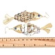 Alloy Dangle Earrings&nbsp;EJEW-D349-01G-4