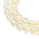Natural Lemon Quartz(Heated) Beads Strands&nbsp;G-B167-A11-6mm-4