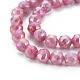 Electroplate Glass Beads Strands&nbsp;EGLA-T008-025C-3