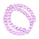Transparent Glass Beads Strand&nbsp;GLAA-F112-01B-2