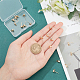 Brass Stud Earring Findings&nbsp;KK-BC0001-24G-3