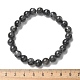 Natural Larvikite Bead Stretch Bracelets&nbsp;BJEW-K212-B-046-7