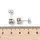 925 Sterling Silver Moissanite Rhinestone Stud Earrings&nbsp;EJEW-U042-04P-5