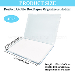 Transparent Plastic Packaging Boxes with Hinged Lid&nbsp;LS-AJEW-WH20060-89