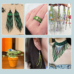 Transparent Bugle Beads Kits&nbsp;SEED-TA0001-57