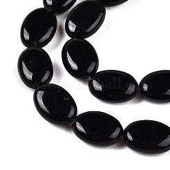 Natural Black Stone Beads Strands&nbsp;G-M206-47