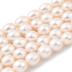 Natural Cultured Freshwater Pearl Beads Strands&nbsp;PEAR-I007-01F-08