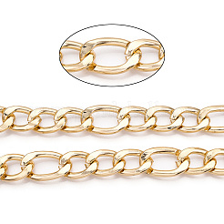Aluminum Faceted Figaro Chain&nbsp;CHA-N003-34KCG