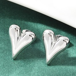 Non-Tarnish 304 Stainless Steel Heart Stud Earrings for Women&nbsp;X-EJEW-F300-09P