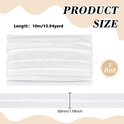 10M Flat Polyester Elastic Cord with Drawstring Cord Inside&nbsp;EW-BC0001-09