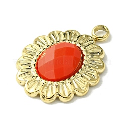 Ion Plating(IP) Real 14K Gold Plated 304 Stainless Steel with Glass Pendant&nbsp;FIND-Z028-30E