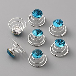 Fashion Iron Spirl Coils Hair Clip&nbsp;OHAR-WH0021-15B