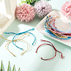 20Pcs 5 Colors Polyester Cord Braided Bracelet Making&nbsp;AJEW-TA00046